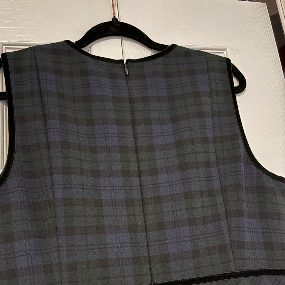 BROOKS BROTHERS Black Watch Plaid Sheath Dress - Size 14 | NWT - Picture 4 of 6